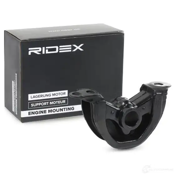 Подушка двигателя, опора RIDEX 1437666575 MM96 BK 247e0244 изображение 1