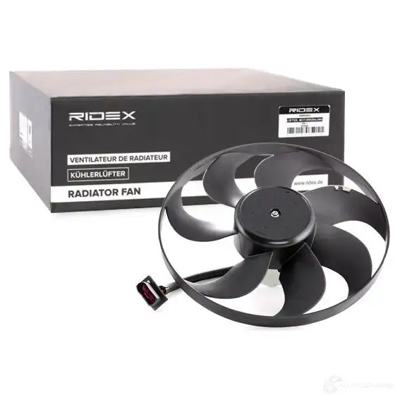 Вентилятор радиатора RIDEX 508r0029 U 9L8D 1437969896 - Изображение 1