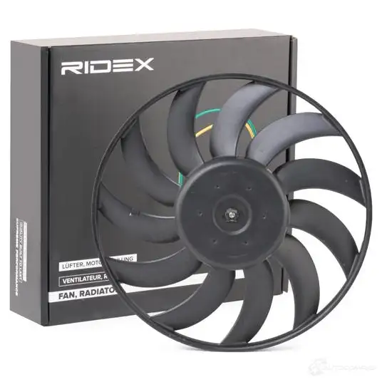 Вентилятор радиатора RIDEX 67N Z6YP 1437970085 508r0078 - Изображение 1