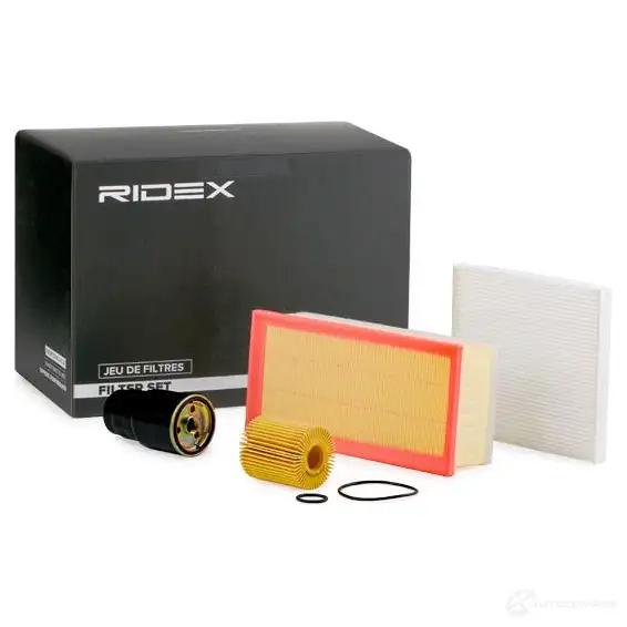 Комплект фильтров RIDEX 1437679066 4055f0173 K7V 50 изображение 0