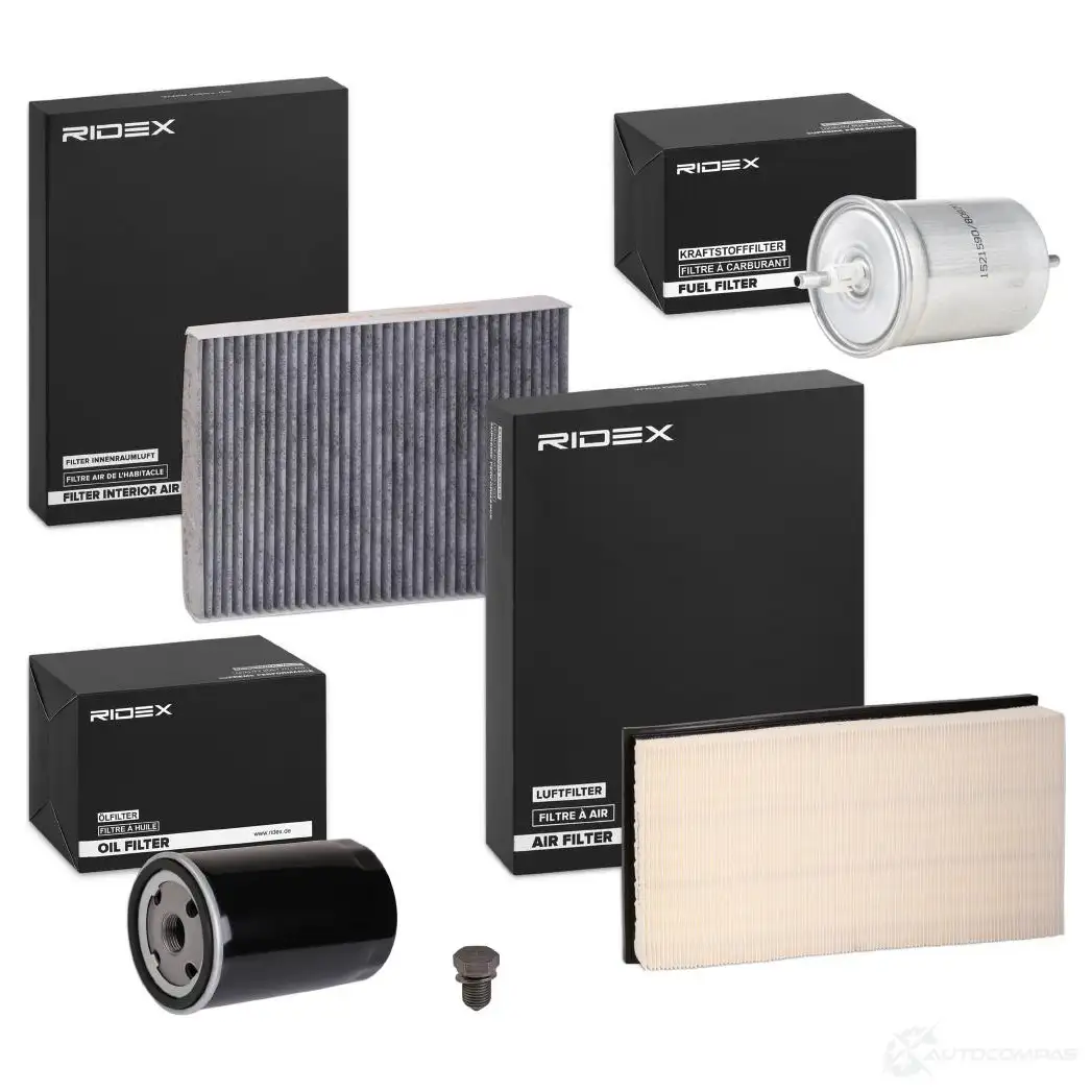 Комплект фильтров RIDEX 4055f0129 Z DG3UY 1437674216 - Изображение 1