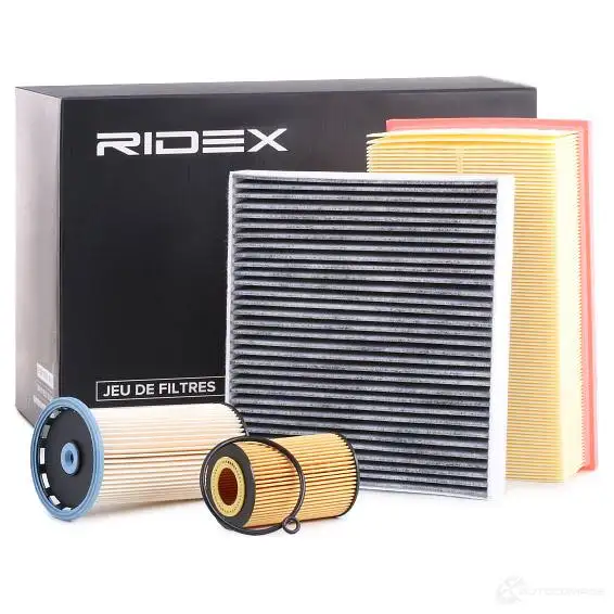 Комплект фильтров RIDEX I51I 8 1437678805 4055f0178 изображение 1