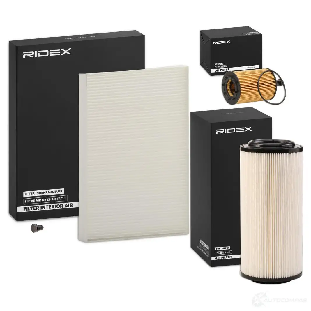 Комплект фильтров RIDEX 4055f0376 1437671990 IEZJ UK