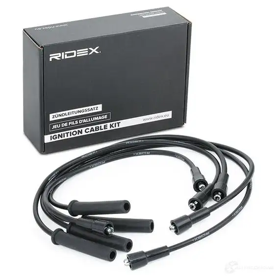 Высоковольтные провода зажигания, комплект RIDEX 685i0176 1437943229 6HLU TJA изображение 1