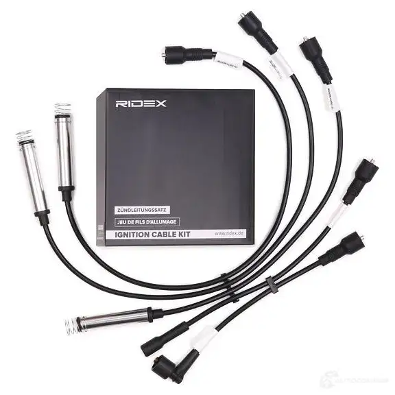 Высоковольтные провода зажигания, комплект RIDEX WZ43 S5 1437743323 685i0086 изображение 1