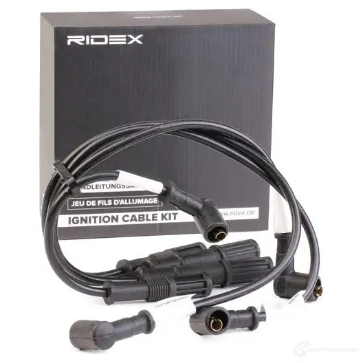 Высоковольтные провода зажигания, комплект RIDEX 1437743128 9 Q4DU08 685i0002 изображение 1