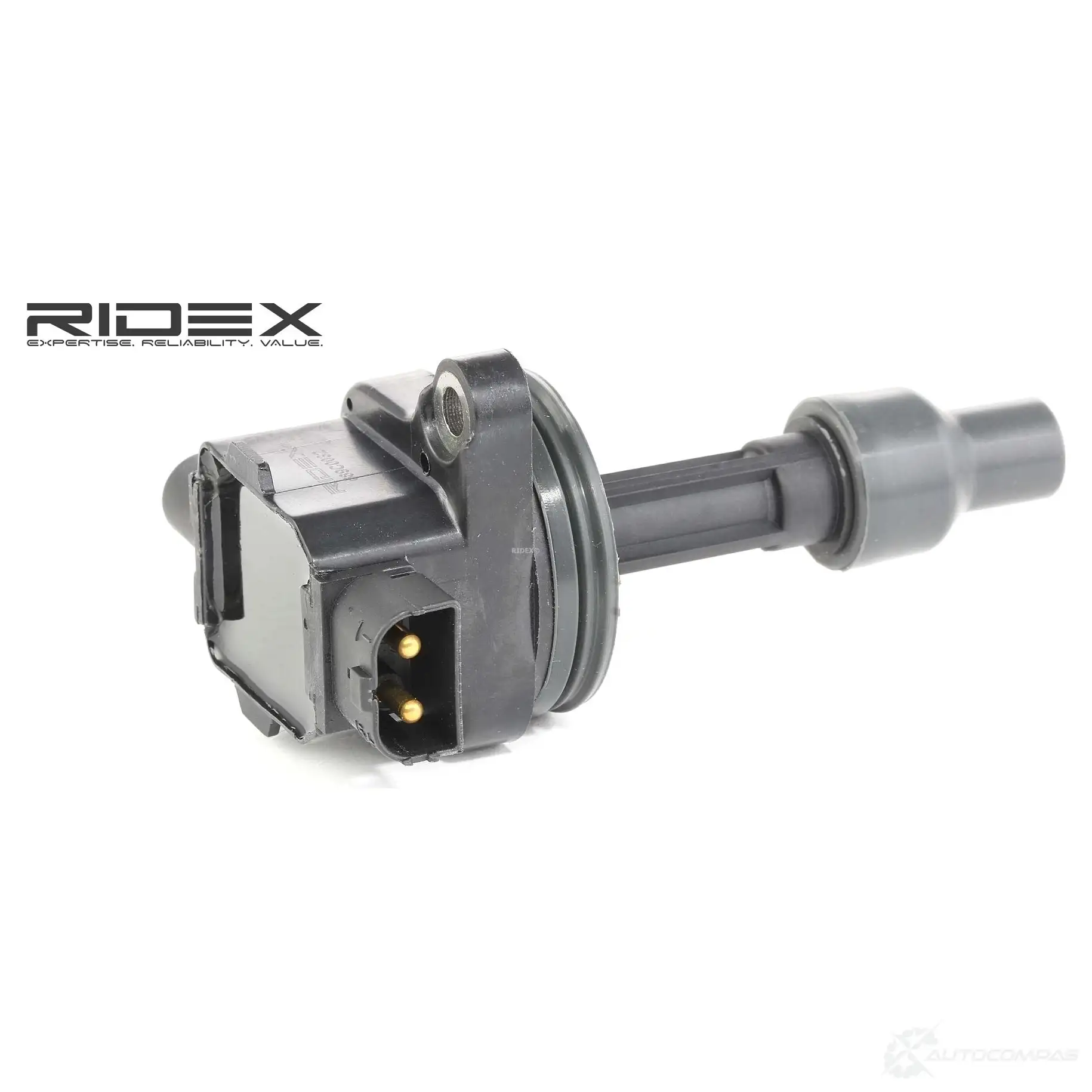 Катушка зажигания RIDEX 1437943415 L9386 TV 689c0032 - Изображение 1