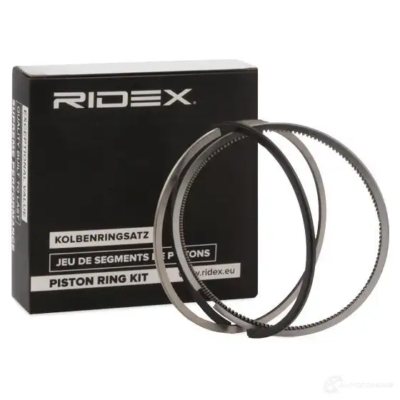 Поршневые кольца, комплект RIDEX 1437646238 444p0003 LYBS9 WU изображение 1