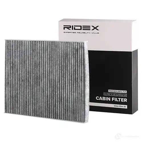 Салонный фильтр RIDEX 1437648652 M ASH8 424i0201 изображение 1