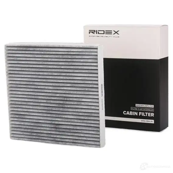 Салонный фильтр RIDEX 424i0375 KHNSS 6 1437649020 - Изображение 1