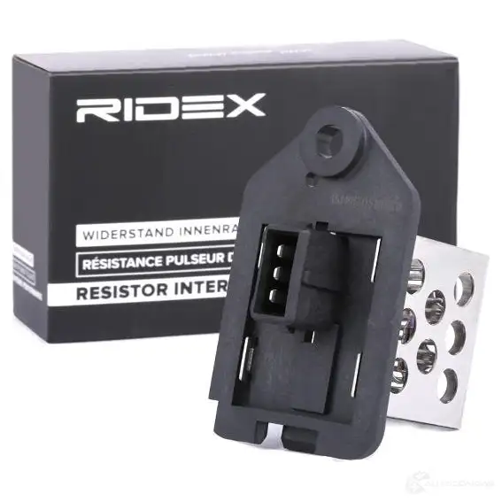Резистор вентилятора печки RIDEX Z1 YEV 1437668146 4145r0009 изображение 1