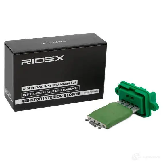 Резистор вентилятора печки RIDEX Z4Q WK 1437680226 2975r0007 изображение 1