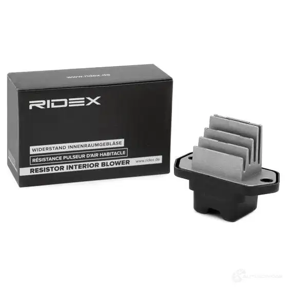 Резистор вентилятора печки RIDEX A LN1V 1437680217 2975r0027 изображение 1