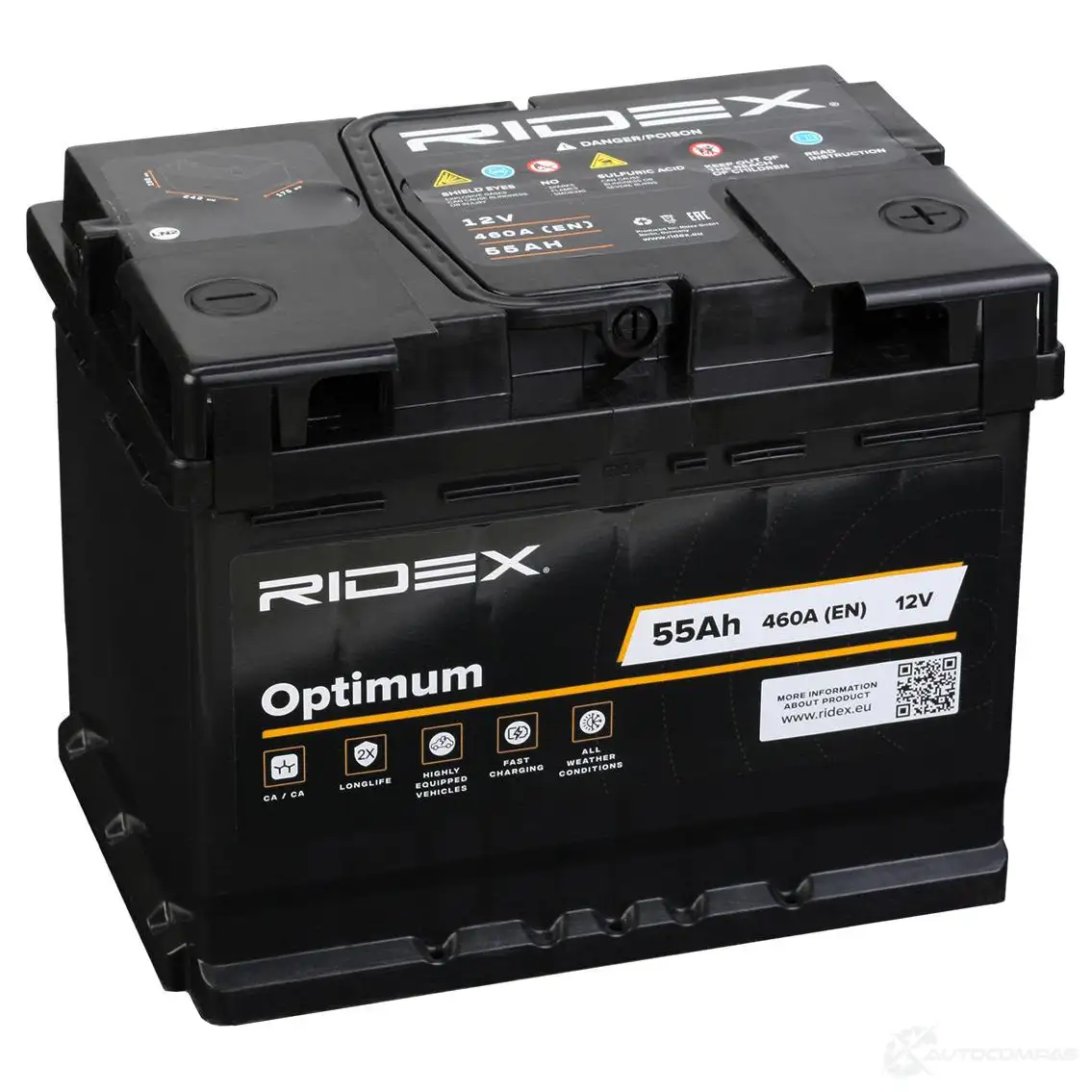 Аккумулятор RIDEX TT6 PG 1438020061 1S0104 изображение 0