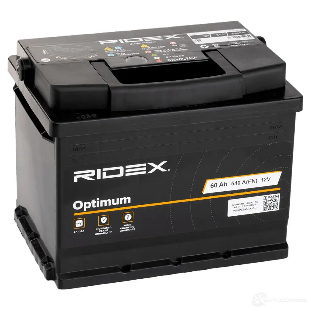 Аккумулятор RIDEX JU L245 1437728933 1S0003 изображение 1