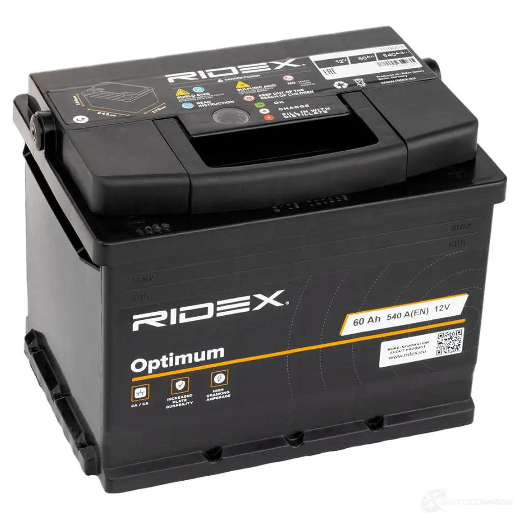 Аккумулятор RIDEX JU L245 1437728933 1S0003 изображение 4
