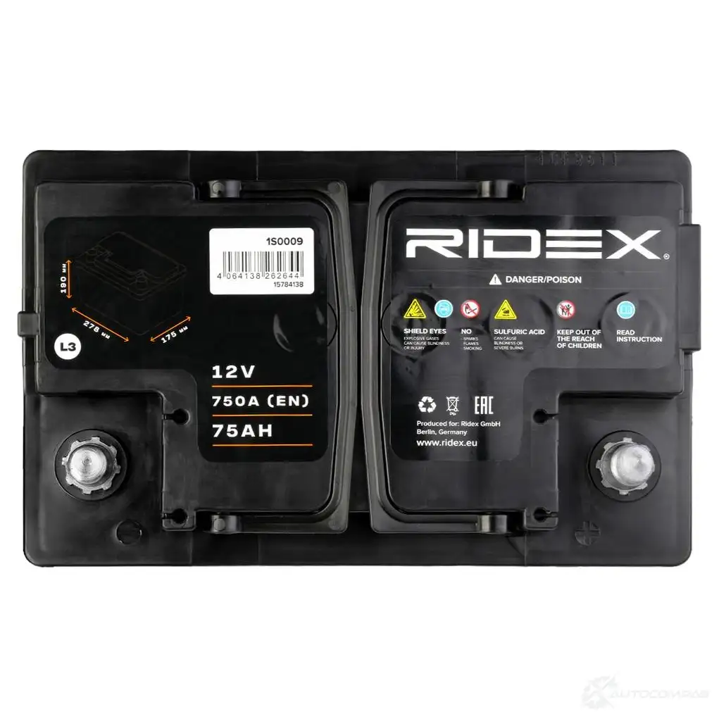 Аккумулятор RIDEX RC J02 1S0009 1437728928 изображение 12