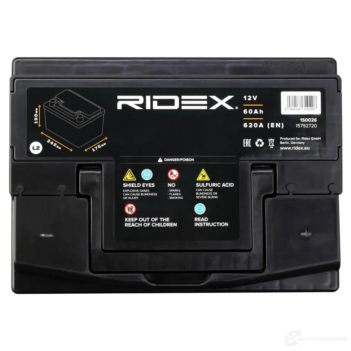 Аккумулятор RIDEX WSA 8O 1437728941 1S0026 изображение 11