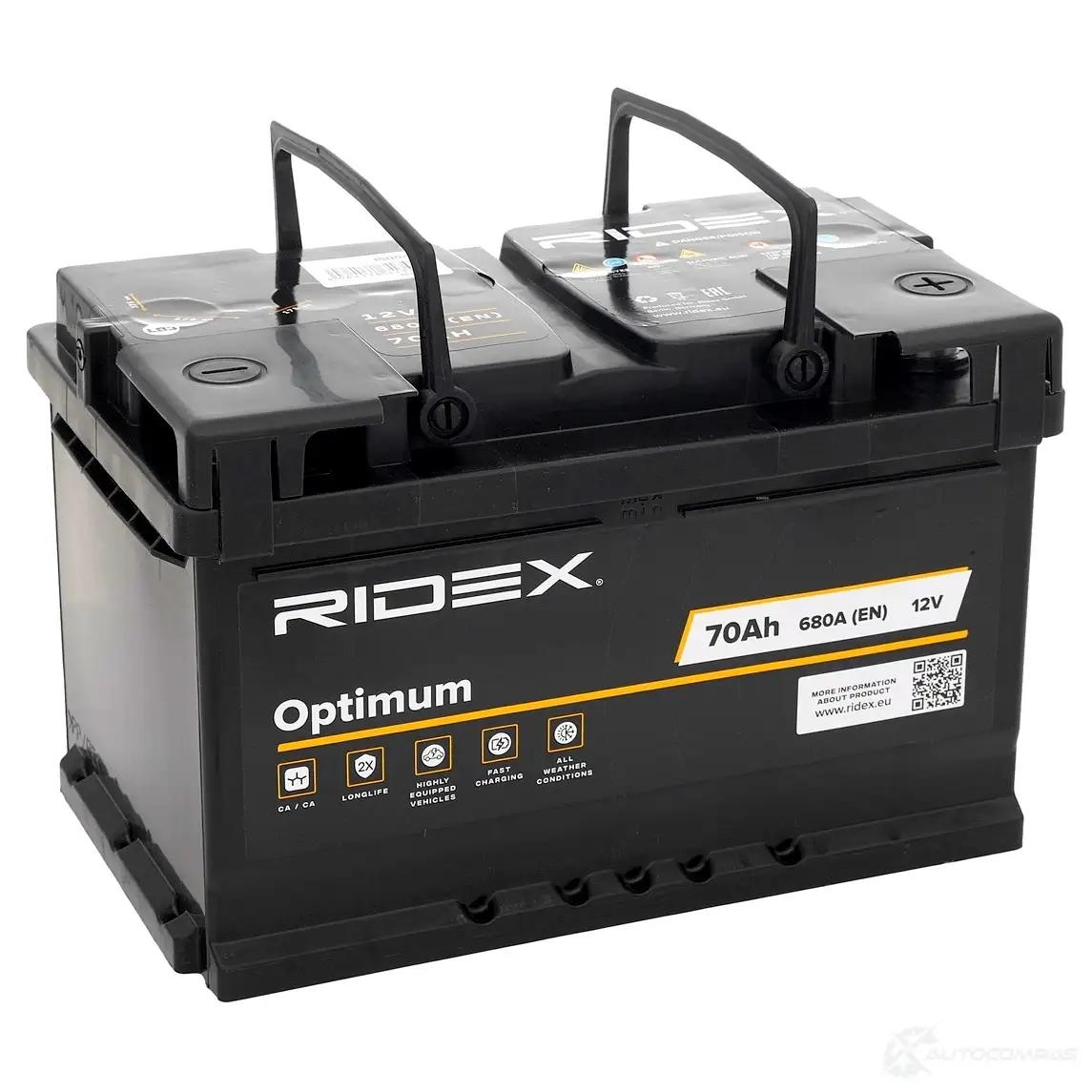 Аккумулятор RIDEX 1S0040 K T8WAK 1437728930 изображение 0