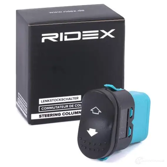 Кнопка стеклоподъемника RIDEX 1437907443 1761s0030 WS HQS изображение 1