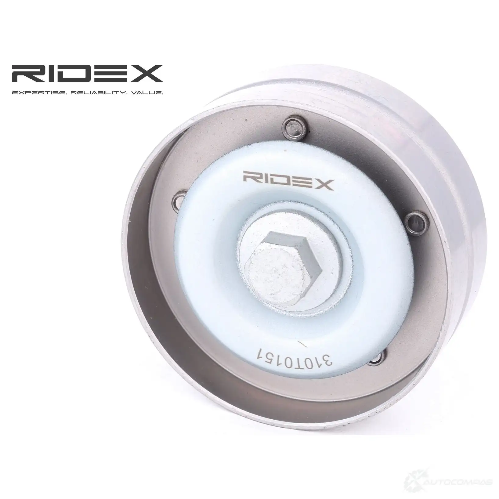 Натяжной ролик приводного ремня RIDEX O8R73 W8 1437662075 310t0151 изображение 0