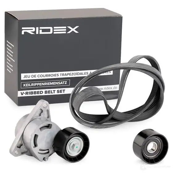 Приводной ремень в комплекте RIDEX 6 PQ8SR 1437745628 542r0289 изображение 1