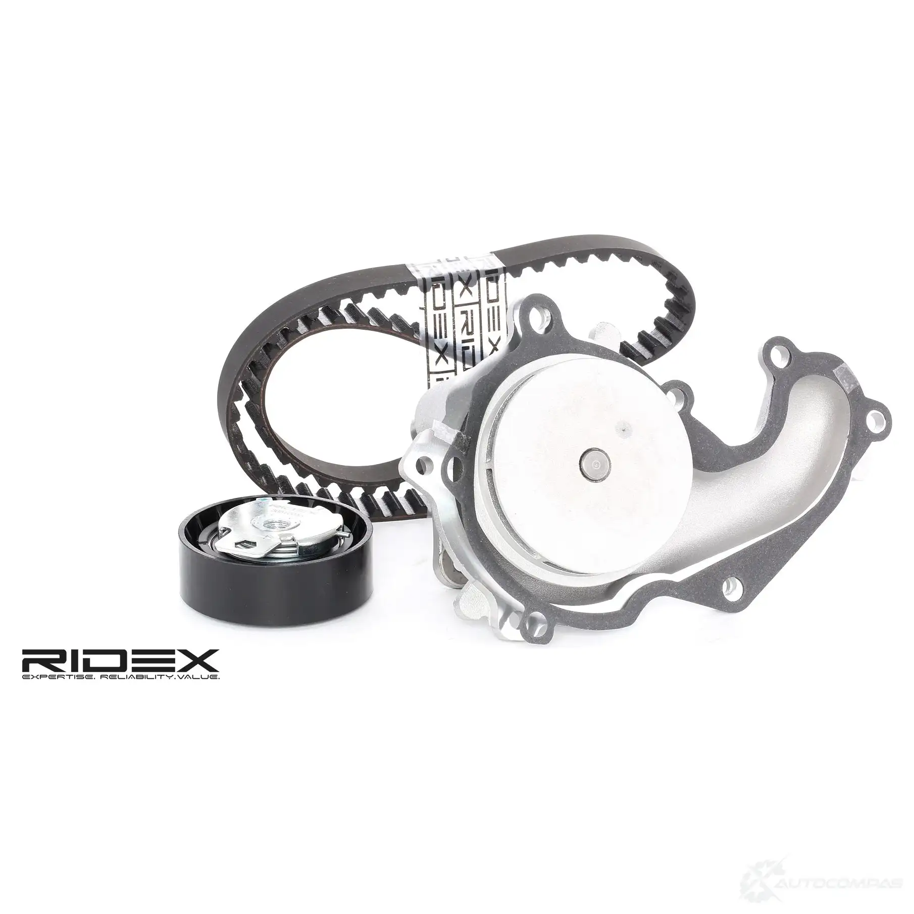 Комплект ремня грм с водяным насосом RIDEX 3096w0050 1437701219 4 3JPC - Изображение 1