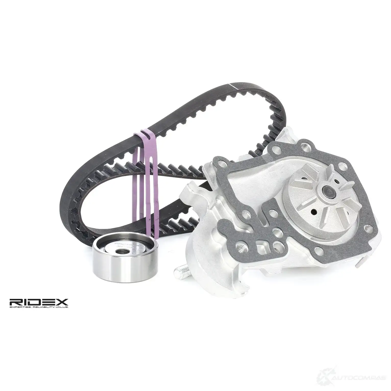 Комплект ремня грм с водяным насосом RIDEX CQ2VS9 4 3096w0106 1437701190 - Изображение 1