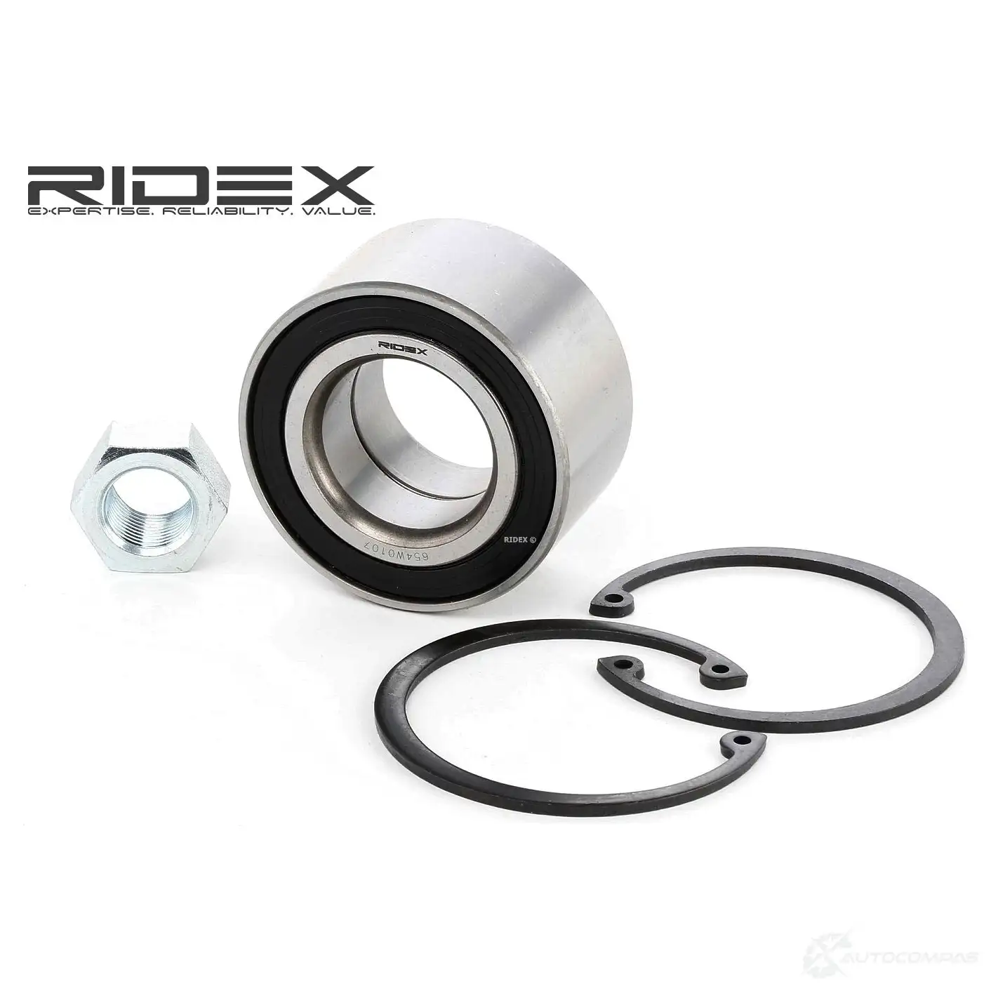 Подшипник ступицы колеса, комплект RIDEX 654w0107 VL 5P8 1437744069 изображение 0