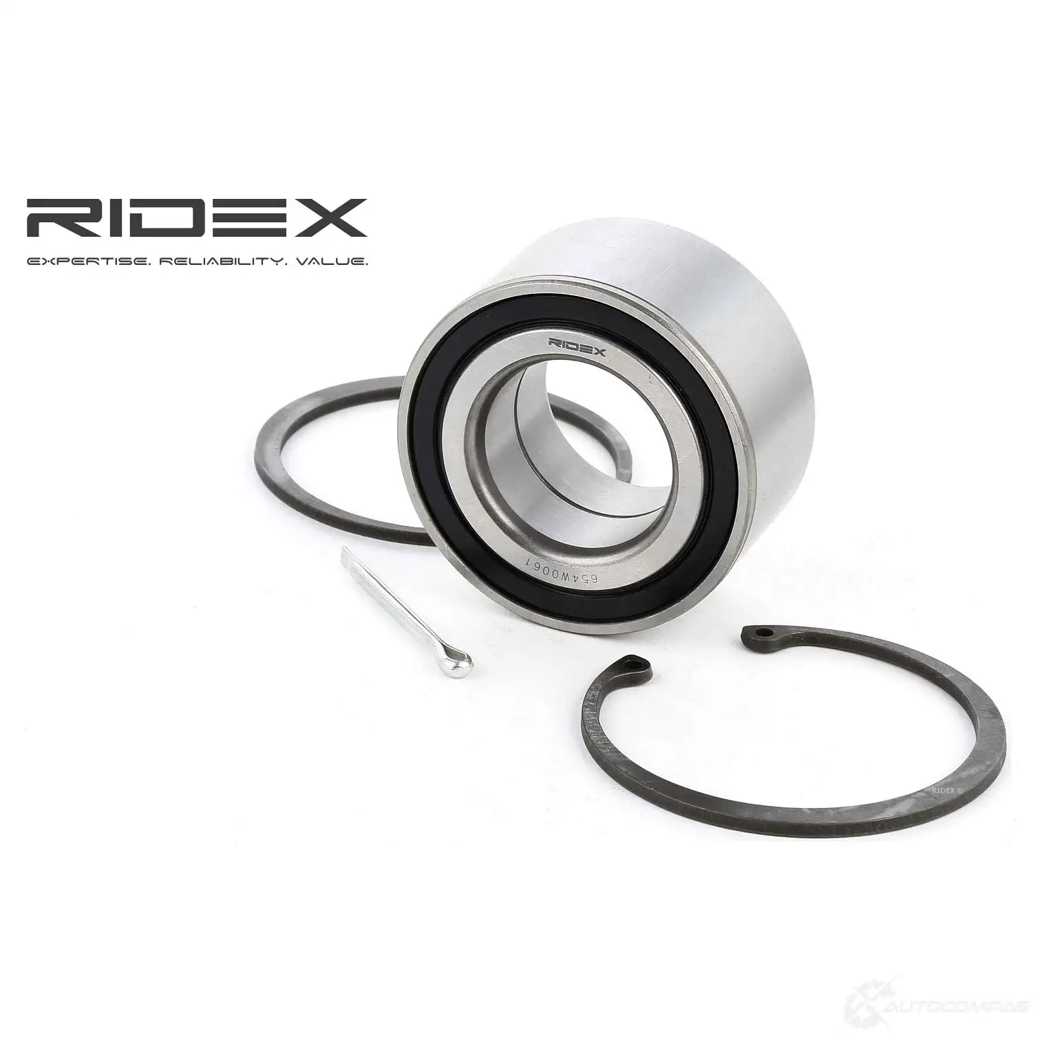 Подшипник ступицы колеса, комплект RIDEX 1437744014 654w0061 DX NUUB изображение 0