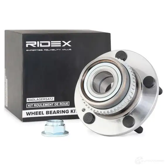 Подшипник ступицы колеса, комплект RIDEX 654w0224 26QK CE 1437744645 изображение 1