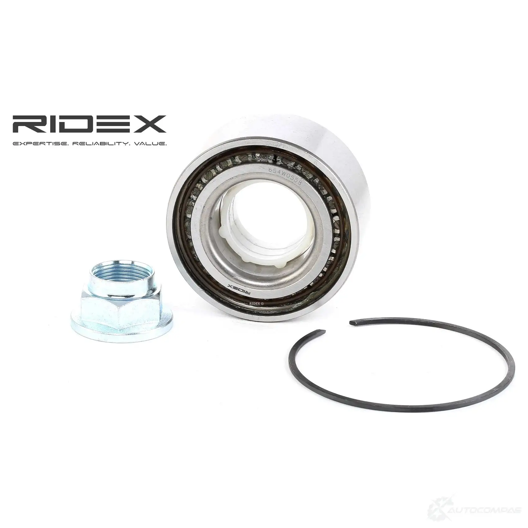 Подшипник ступицы колеса, комплект RIDEX 1437744788 VQ PFT6 654w0558 изображение 0