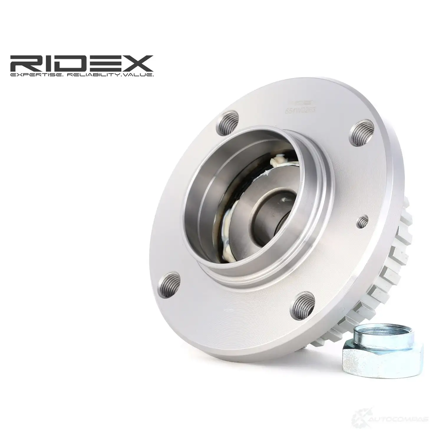 Подшипник ступицы колеса, комплект RIDEX 0BGS5M C 654w0263 1437745444 - Изображение 1