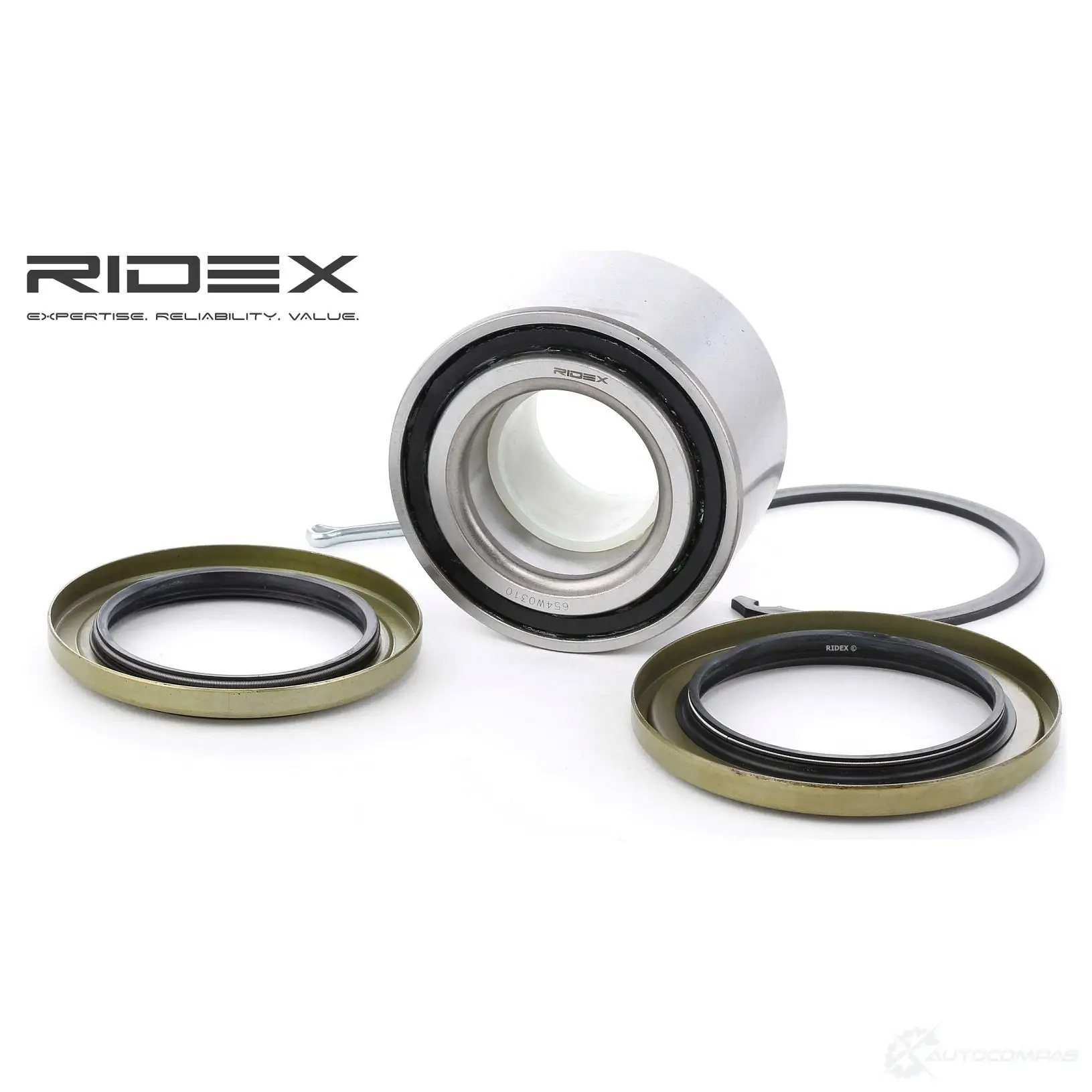 Подшипник ступицы колеса, комплект RIDEX 654w0310 WN 28E 1437744529 - Изображение 1