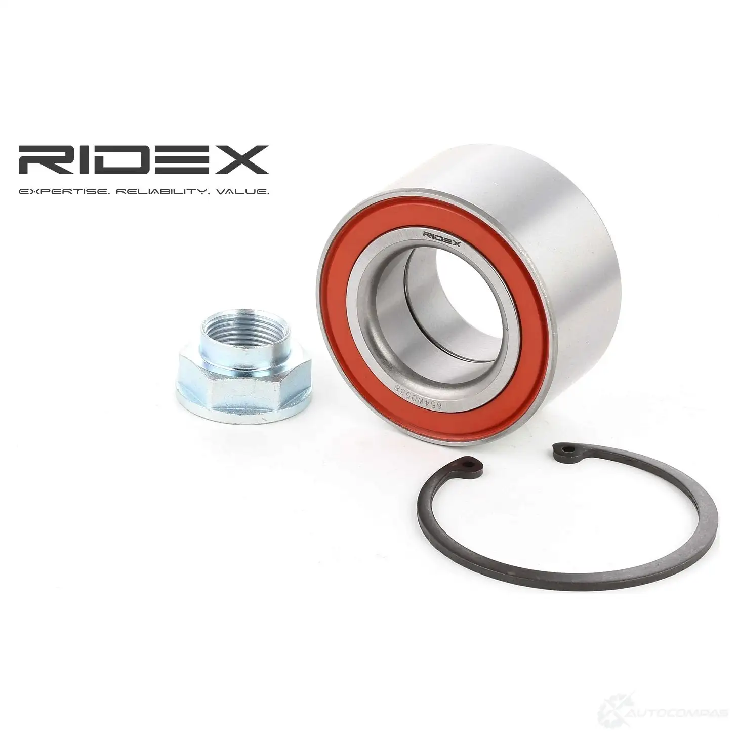 Подшипник ступицы колеса, комплект RIDEX HSZ R63 654w0538 1437744065 изображение 0