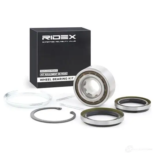 Подшипник ступицы колеса, комплект RIDEX 1437744527 654w0458 QT Y34Q изображение 1