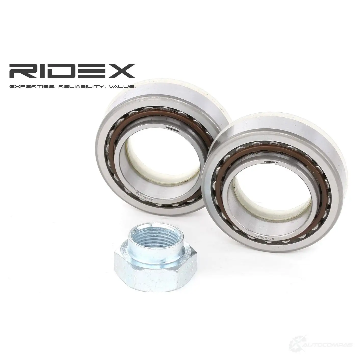 Подшипник ступицы колеса, комплект RIDEX OOPU QII 1437744756 654w0610 - Изображение 1