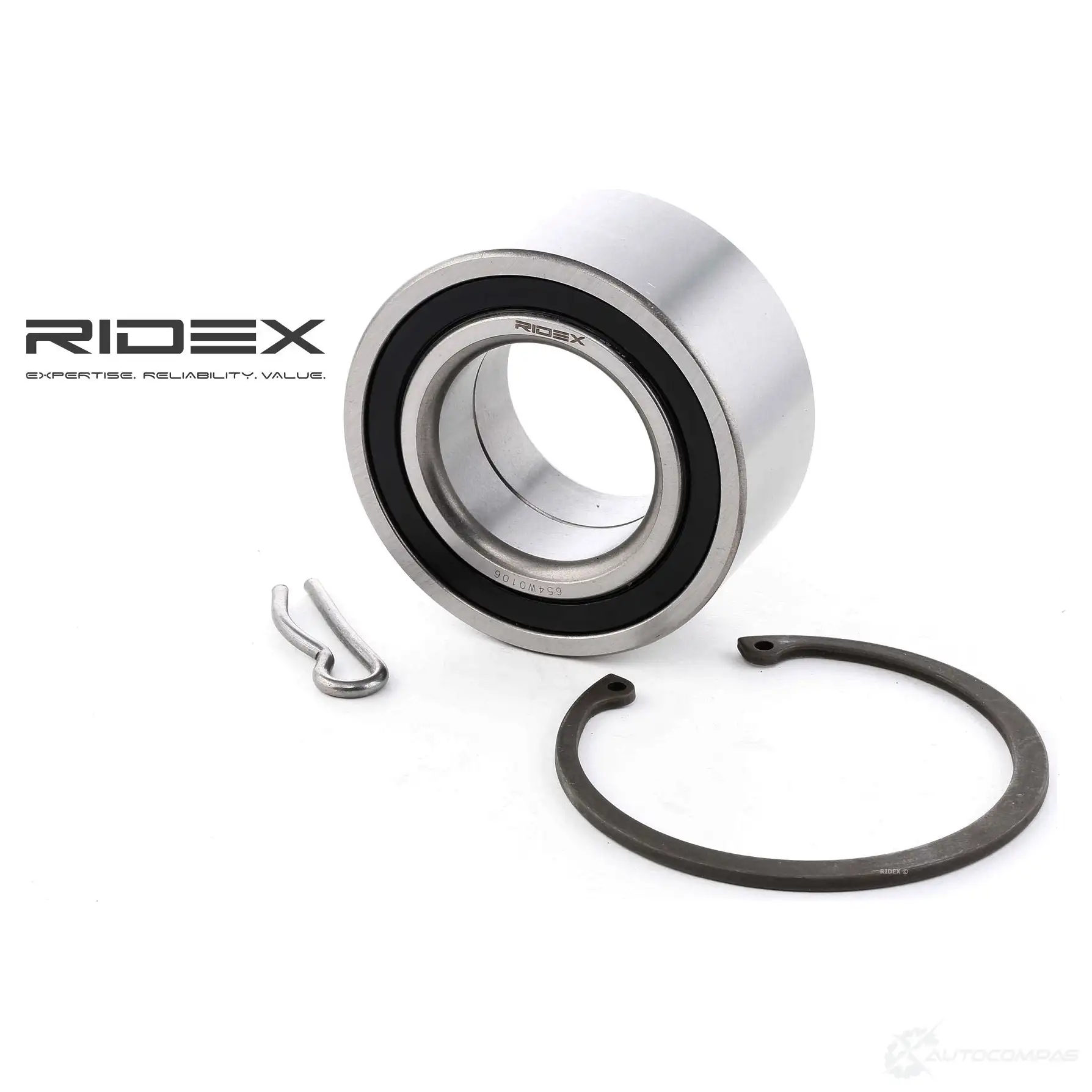 Подшипник ступицы колеса, комплект RIDEX M OVKQ 654w0106 1437744843