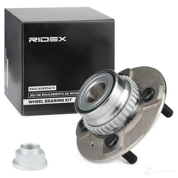 Подшипник ступицы колеса, комплект RIDEX 1437745334 654w1069 D QK7S1F изображение 1