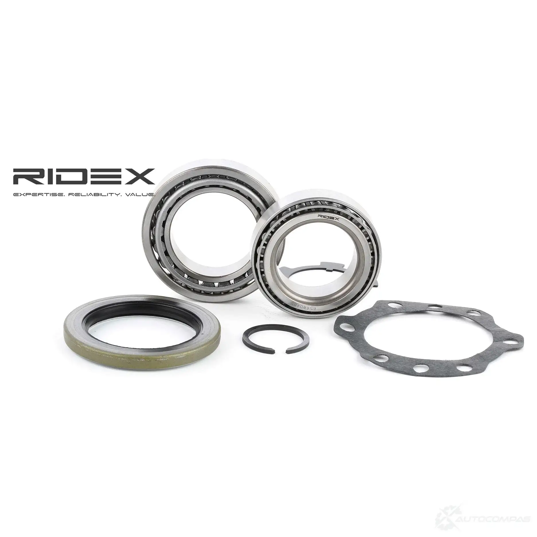 Подшипник ступицы колеса, комплект RIDEX 654w0485 1437744735 MV 5YWRG - Изображение 1