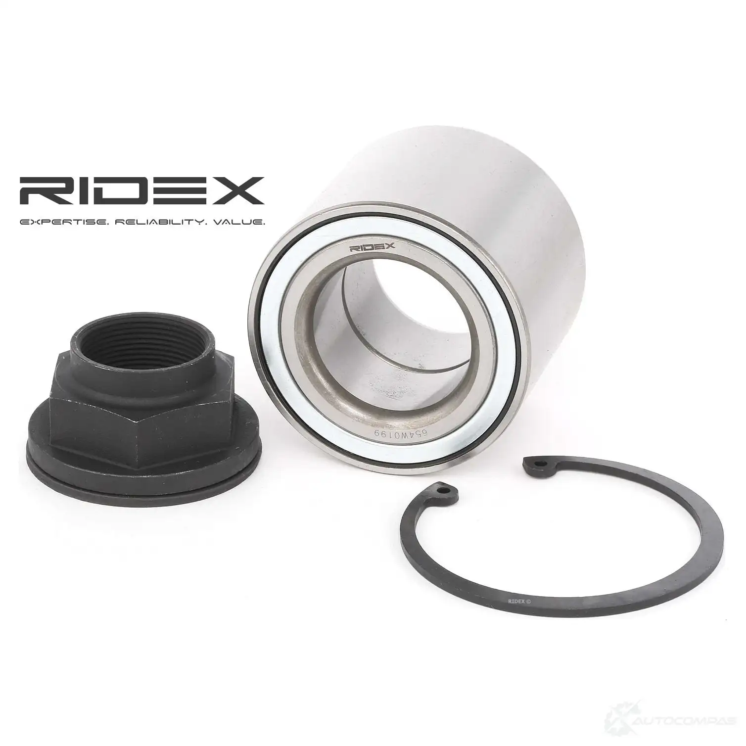 Подшипник ступицы колеса, комплект RIDEX 654w0199 NKU6 EC 1437744637 изображение 0