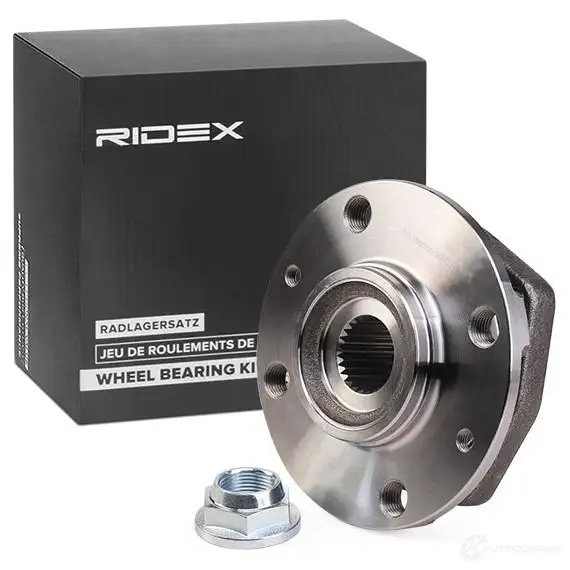 Подшипник ступицы колеса, комплект RIDEX 1437745306 F X8LW 654w0592 изображение 1