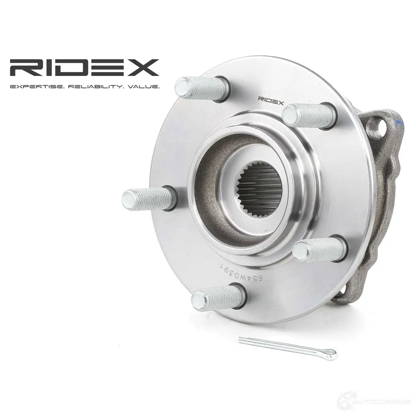 Подшипник ступицы колеса, комплект RIDEX 654w0391 8 I1Z44 1437745458 - Изображение 1