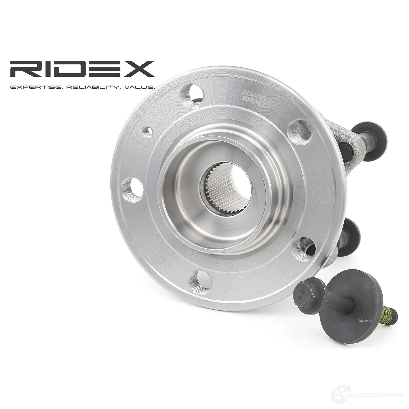 Подшипник ступицы колеса, комплект RIDEX 654w0264 1437745124 Y ZBH9 изображение 0