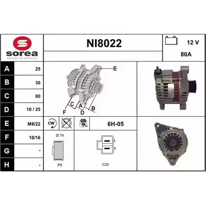 Генератор SNRA PFOIW7 1228713277 NI8 022 NI8022 изображение 0