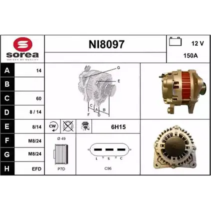 Генератор SNRA W70 1O NI8097 RFALF 1228714271