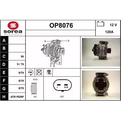 Генератор SNRA DOV2OQ 1228717563 OP8076 O P8076
