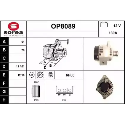 Генератор SNRA 1228717757 OP8089 ZLZ6CCD OP808 9 изображение 0