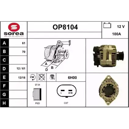 Генератор SNRA OP8104 SHZLV3 OP810 4 1228717915