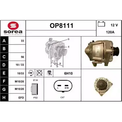Генератор SNRA 1228717969 7TMZNC1 OP811 1 OP8111